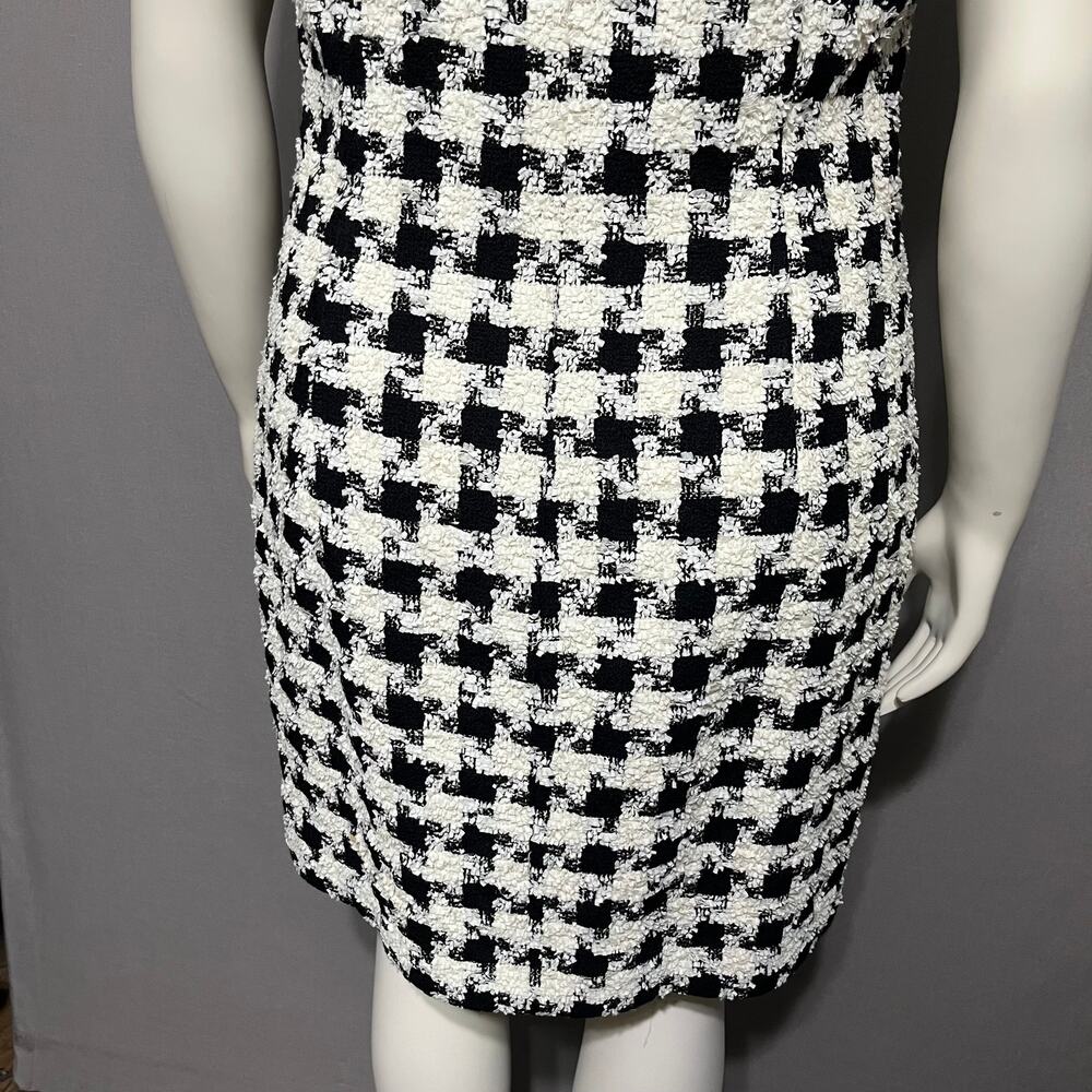 SOLD❌❌Vintage Houndstooth Tweed Houndstooth Print Dress Sz-10/12 (Large) - Picture 7 of 10